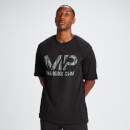 Camiseta extragrande Tempo de algodón para hombre de MP - Negro - XS
