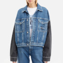 Calvin Klein Jeans Contrast Oversized Denim Jacket - L