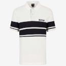 Armani Exchange Stripe Cotton Polo Shirt - M