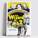 Decorsome x Wizard of Oz Retro Poster Rectangular Canvas