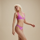 FLU3NTE Straps Bikini Bottom Violet - S