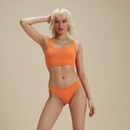 Flu3nte Foil Logo Cropkini - Orange | Size XS