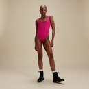 FLU3NTE Thin Strap Swimsuit Pink - 2XL