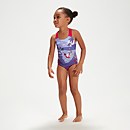 Bañador Learn to Swim con espalda cruzada para niña, morado - 3YRS