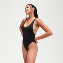 Flu3nte Convertible Strap Solid One Piece - Black | Size XS