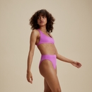 FLU3NTE Bikinihose mit hoher Taille Violett - 2XL