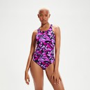 Women's HyperBoom Allover Medalist Swimsuit Navy/Berry - 28