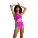 FLU3NTE Velour Swimsuit Violet - 2XL