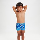 Bóxer infantil Learn to Swim para niño, azul/blanco - 3YRS