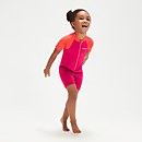 Schwimmlern-Neoprenanzug für Mädchen im Kleinkindalter Pink - 4YRS