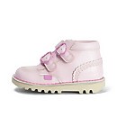 Infant Girls Kick Hi Vel Love Patent Leather Pink - 12 Infant Girls Kick Hi Vel Love Patent Leather Pink - 12