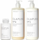 Olaplex No.4 Bond Maintenance Shampoo, No.5 Bond Maintenance Conditioner and No.3 Hair Perfector Bundle (Worth £204.00)