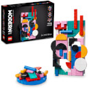 LEGO ART Modern Art Colourful Abstract Wall Canvas Set 31210