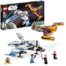 LEGO Star Wars New Republic E-Wing vs. Shin Hati’s Starfighter 75364