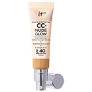IT Cosmetics CC+ Nude Glow Lightweight Foundation and Glow Serum with SPF 40 - Tan Warm