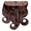 LullaBellz Thick 16 1-Piece Curly Clip in Hair Extensions - Chestnut