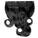 LullaBellz Thick 16 1-Piece Curly Clip in Hair Extensions - Natural Black