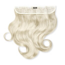 LullaBellz Thick 16 1-Piece Curly Clip in Hair Extensions - Bleach Blonde