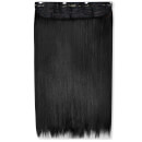 LullaBellz Thick 18 1-Piece Straight Clip in Hair Extensions - Natural Black