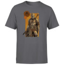 Star Wars The Mandalorian Composition Men's T-Shirt - Charcoal