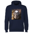 Star Wars The Mandalorian Focus Hoodie - Navy