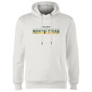 Star Wars The Mandalorian Sunset Logo Hoodie - White