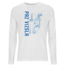 Star Wars The Mandalorian Paz Vizsla Men's Long Sleeve T-Shirt - White