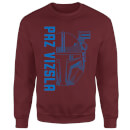 Star Wars The Mandalorian Paz Vizsla Sweatshirt - Burgundy