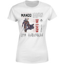 Star Wars The Mandalorian Biography Women's T-Shirt - White