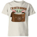 Star Wars The Mandalorian I'm With Mando Kids' T-Shirt - Cream