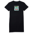 Pokémon Pokédex Bulbasaur #0001 Women's T-Shirt Dress - Black