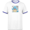 Pokémon Pokédex Squirtle #0007 Men's Ringer T-Shirt - White/Navy