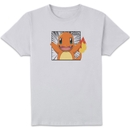 Pokémon Pokédex Charmander #0004 Men's T-Shirt - White Pokémon Pokédex Charmander #0004 Men's T-Shirt - White