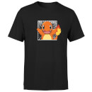 Pokémon Pokédex Charmander #0004 Men's T-Shirt - Black