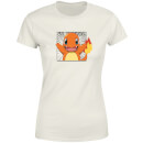 Pokémon Pokédex Charmander #0004 Women's T-Shirt - Cream