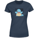 Pokémon Pokédex Squirtle #0007 Women's T-Shirt - Navy