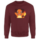 Pokémon Pokédex Charmander #0004 Sweatshirt - Burgundy