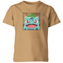 Pokémon Pokédex Bulbasaur #0001 Kids' T-Shirt - Tan