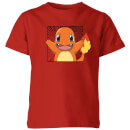 Pokémon Pokédex Charmander #0004 Kids' T-Shirt - Red