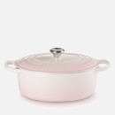 Le Creuset Signature Cast Iron Oval Casserole Dish - 29cm - Shell Pink