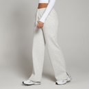 Dámske jogger nohavice MP Basics s rovným strihom – svetlosivé melírované - S