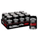 Jack Daniel's and Coca-Cola 12 x 330ml