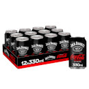 Jack Daniel's and Coca-Cola Zero 12 x 330ml