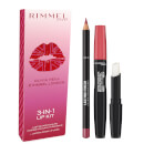 Rimmel London x Olivia Neill Exclusive Lip Kit - Mauve (Worth £13.98)