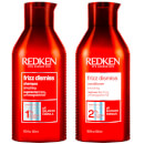 Redken Frizz Dismiss Shampoo and Conditioner Routine To Protect Hair Against Humidity and Frizz 500ml