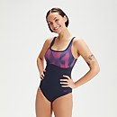 Women's Shaping ContourEclipse Printed Swimsuit Navy/Berry - 38