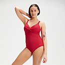 Formender Brigitte-Badeanzug für Damen Rot - 32