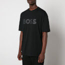 BOSS Green Lotus Cotton-Jersey T-Shirt - M