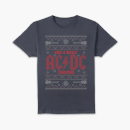 AC/DC Have A Rockin' Christmas Men's T-Shirt - Navy