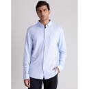 Men Striped Blue Long Sleeve shirt - XL